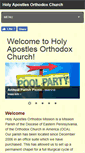 Mobile Screenshot of holyapostleschurch.org