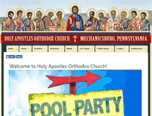 Tablet Screenshot of holyapostleschurch.org